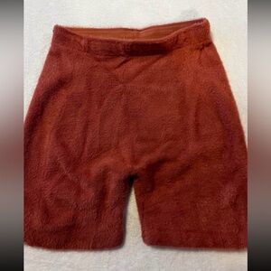 Women's Plush GYMSHARK WHITNEY SIMMONS SZ XL TERRACOTTA SHORTS